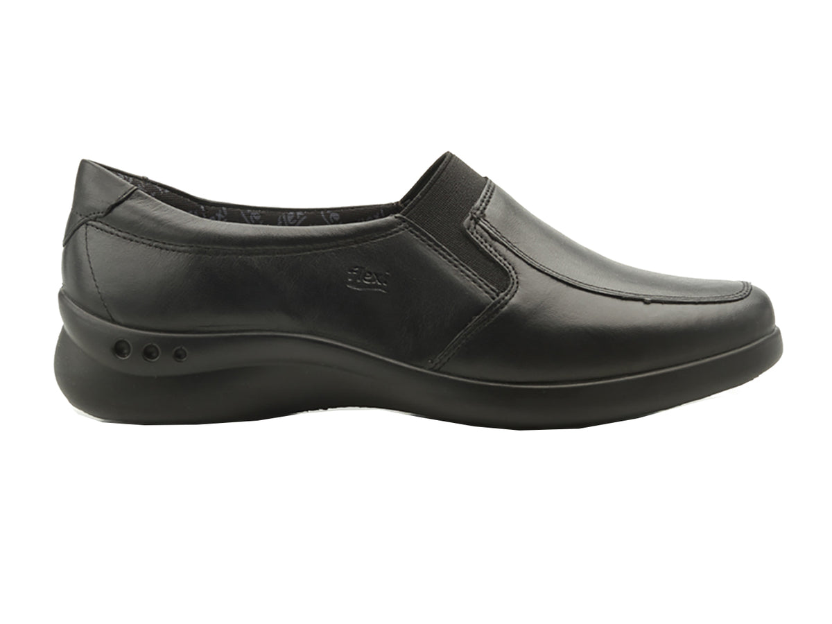 Zapatos Planos Flexi Negros para Mujer