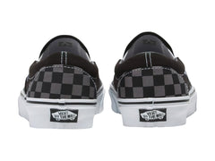 Tenis Vans Classic Slip-On Negro con Cuadros Gris