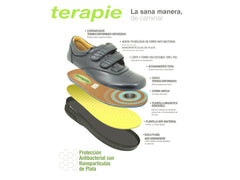 Zapatos Terapie Negro Piel Cordero para Mujer