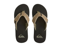 Sandalias Quiksilver Monkey Abyss Verde y Negro para Hombre