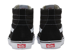 Tenis Vans Sk8 Hi Classics Negro con Blanco Unisex