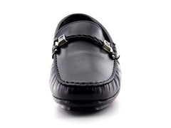 Zapatos Mocasines ALCBAL de Cuero Napa Negro