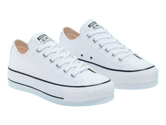 Tenis Converse Chuck Taylor All Star Lift Clean Blancos para Mujer