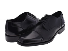 Zapatos Evolucion Negros de Cuero para Hombre
