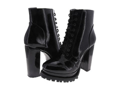 Botas Sarah Serguei Charol Negro para Mujer