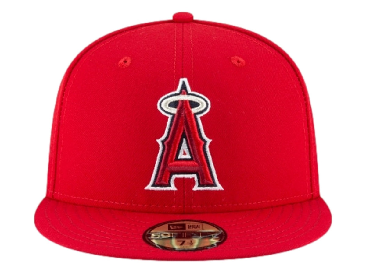Gorra New Era Los Angeles Angels Roja Visera Plana