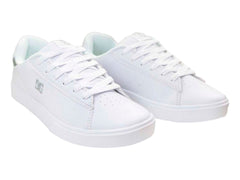 Tenis DC Shoes Notch SN MX Blanco y Plata para Mujer
