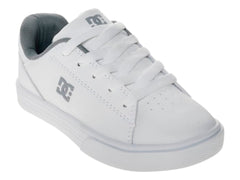 Tenis DC Shoes Notch SN para Niño Color Blanco y Gris