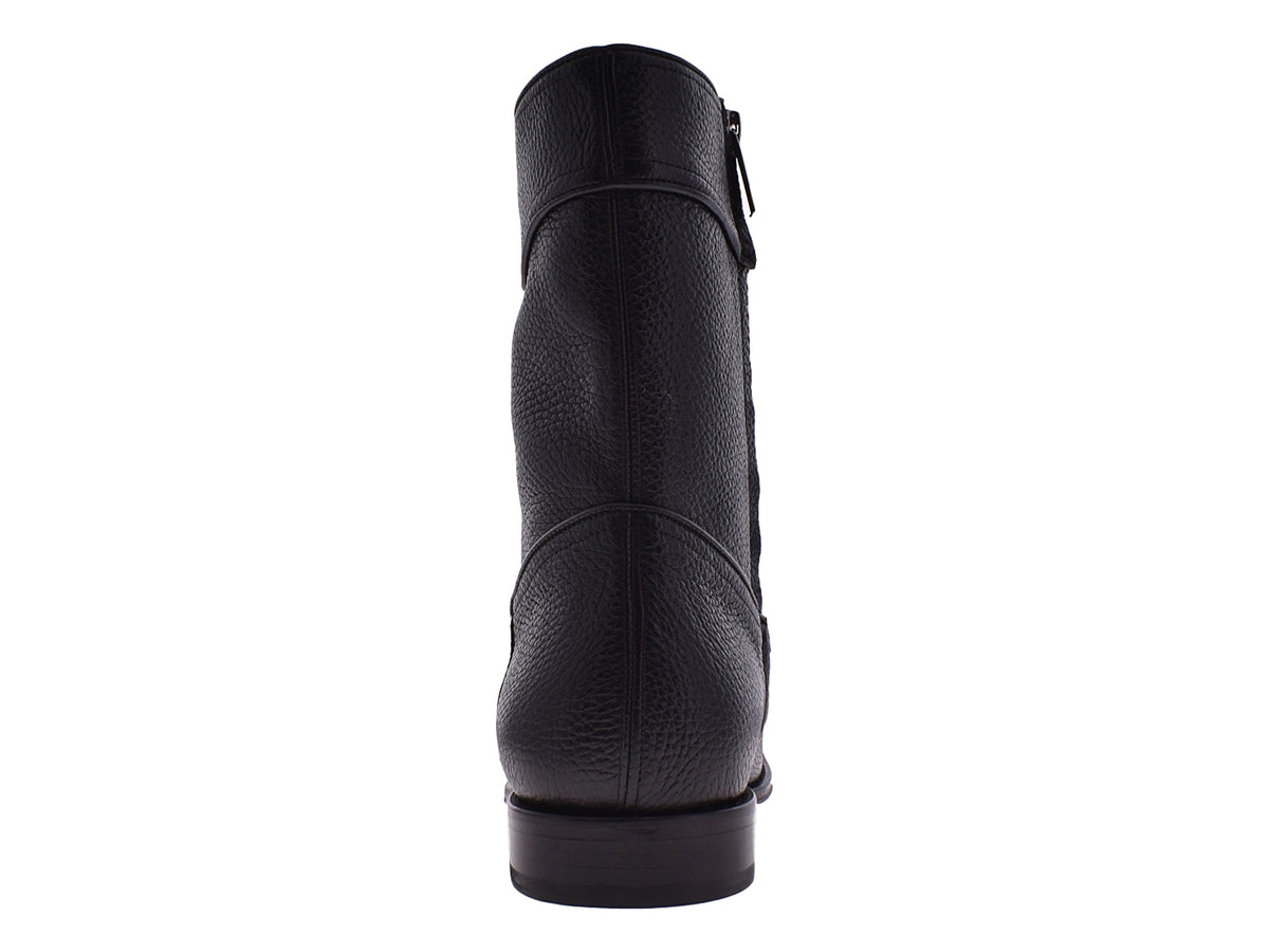 Botines Formales Cuadra Negro para Hombre