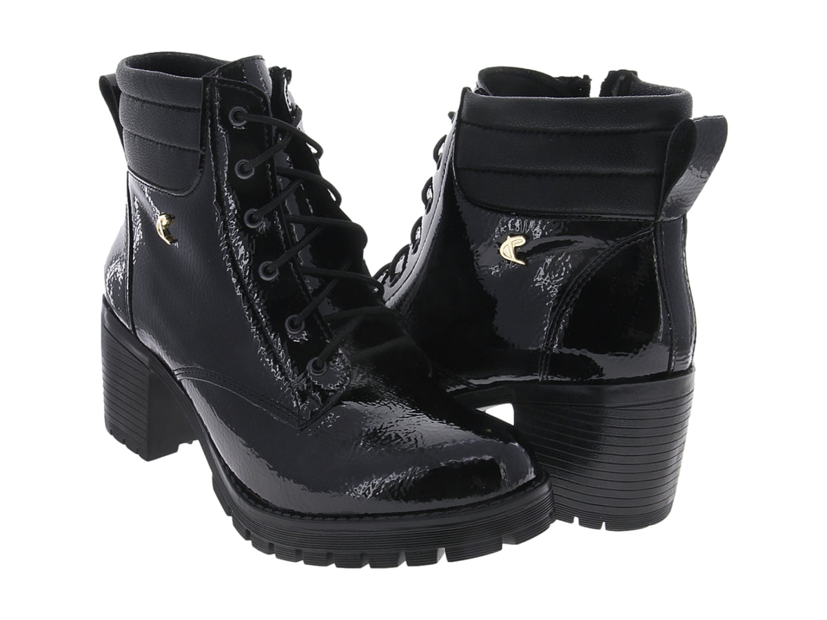 Botines Diva Charol Negro para Mujer