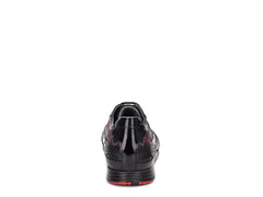 Zapatos Cuadra de Mantarraya Negro para Hombre