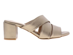 Sandalias de Tacón Antonie Dorado para Mujer