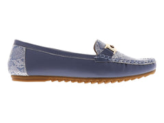 Mocasines Comfort Fit Azul para Mujer