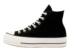 Tenis Converse CTAS Lift Hi Negros y Blancos para Mujer
