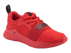 Tenis PUMA Wired Run Rojo para Niño