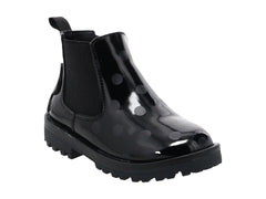 Botas Tropicana de Charol Negro para Niña