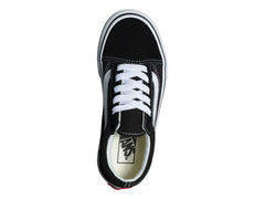 Tenis Vans Old Skool Platform Negro y Blanco para Niña
