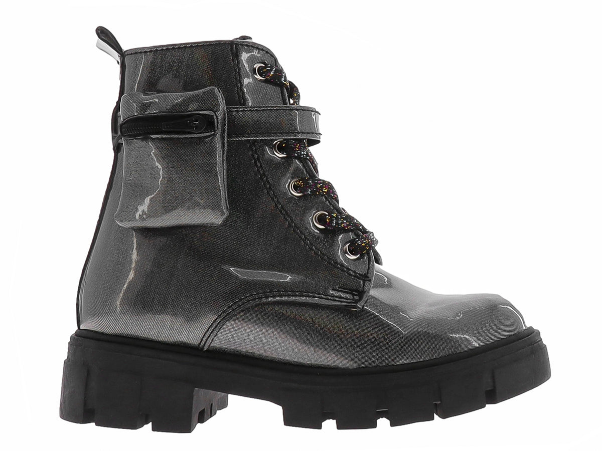 Botas Miroslava de Charol Negro para Niña