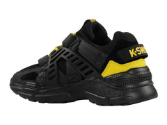 Tenis K-Swiss Chris Negro con Amarillo para Hombre