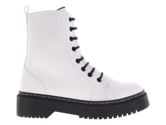 Botas Combat DIVA Blancas para Mujer