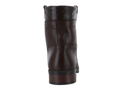 Botas Militares Nevada Piel Sorrento Café para Mujer
