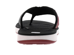 Sandalias Cartago Blanco Negro Bordo para Hombre