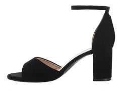 Sandalias Luna Rosa Negro para Mujer