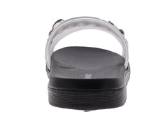 Sandalias Elega Negro Transparente para Mujer