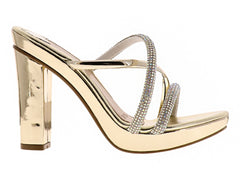 Zapatillas de Fiesta Sary Dorado para Mujer