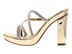Zapatillas de Fiesta Sary Dorado para Mujer