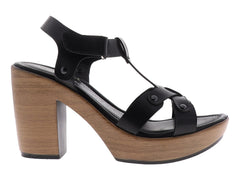 Sandalias de Plataforma MELI&ANA Negro para Mujer
