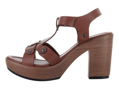 Sandalias MELI&ANA de Plataforma Color Tan
