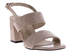 Zapatillas Melissa Garcia Charol Rombos Color Maquillaje para Mujer