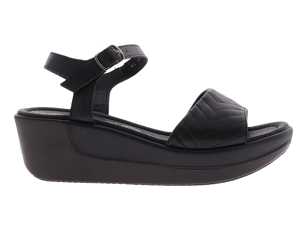 Sandalias Luna Rosa Negro para Mujer