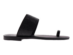 Sandalias Donova Charol Negro para Mujer