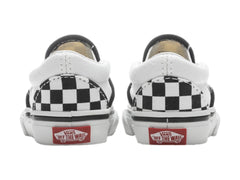 Tenis Vans Classic Slip On Cuadros Negro y Blanco para Niño