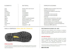 Botas Armada 0103 Para Hombre