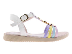 Sandalias Viris Blanco Multicolor para Niña