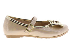 Zapatos Planos Sarele Color Oro para Niña