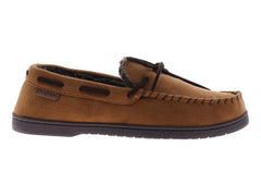 Pantuflas Dearfoams Toby Micosuede Chestnut para Hombre