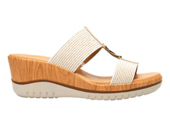 Sandalias Plataforma Flexi Oro para Mujer