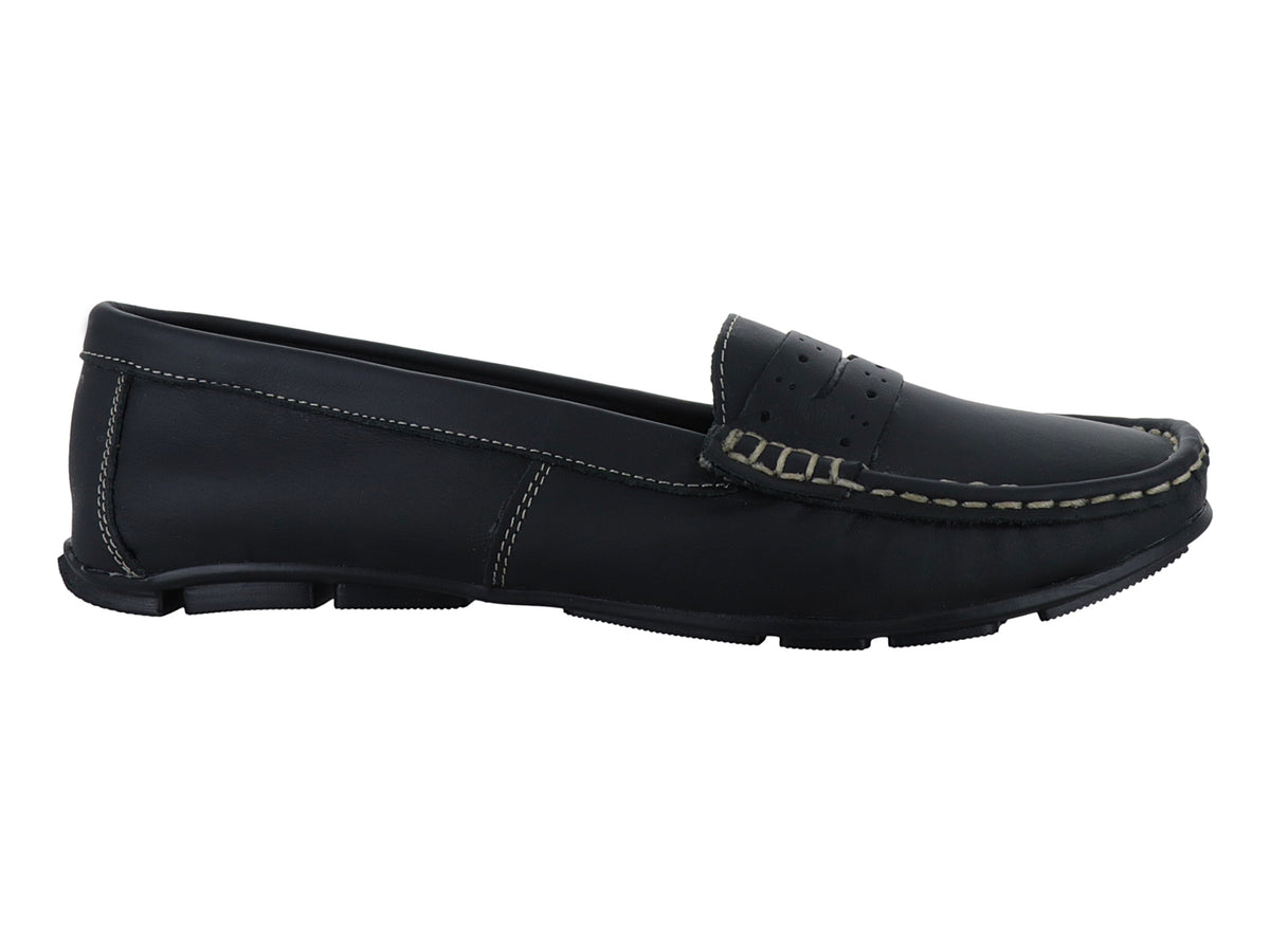 Zapato Mocasín Driver MELI&ANA Negro para Mujer