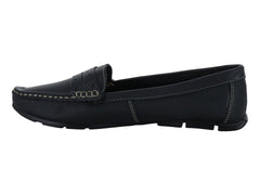 Zapato Mocasín Driver MELI&ANA Negro para Mujer