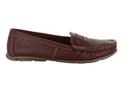 Zapatos Mocasín Driver MELI&ANA Color Tan para Mujer