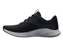 Tenis Under Armour Charged Aurora 2 Negro y Plata para Mujer