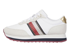 Tenis Tommy Hilfiger Corporate Sequins Runner Blancos para Mujer