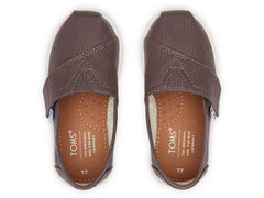 Zapatos TOMS de Lona Gris para Niño