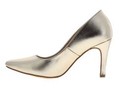 Zapatillas Stiletto Lady Paulina Color Oro para Mujer