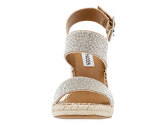 Sandalias Plataforma Steve Madden Rhinestone Plata para Mujer
