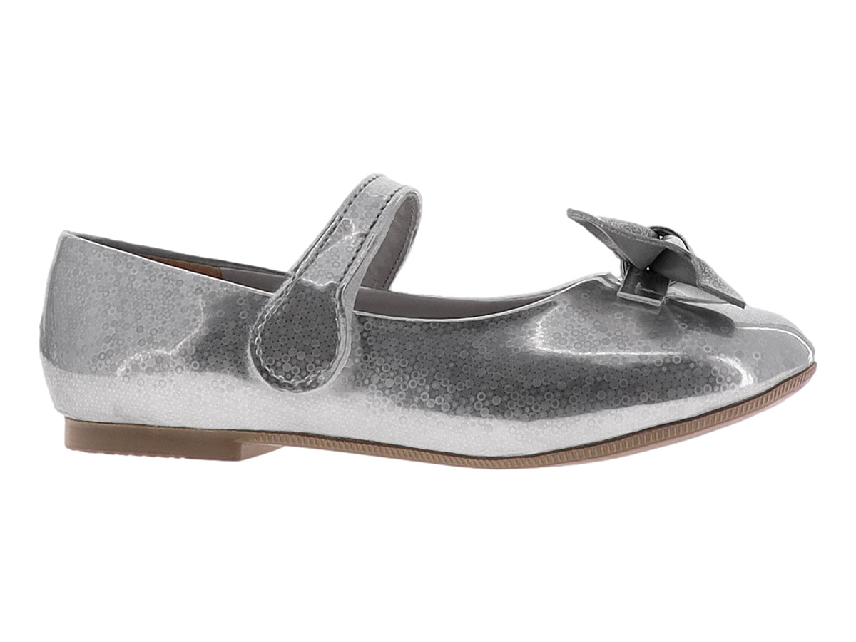 Zapatos Planos Tropicana Color Plata para Niña